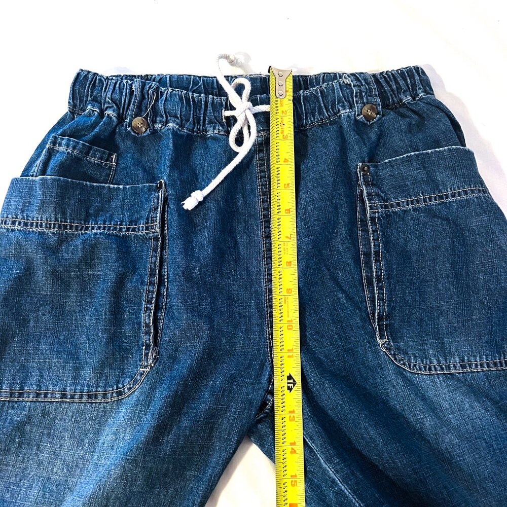 Denim Cargo Cropped Pants Medium - Picture 11 of 15